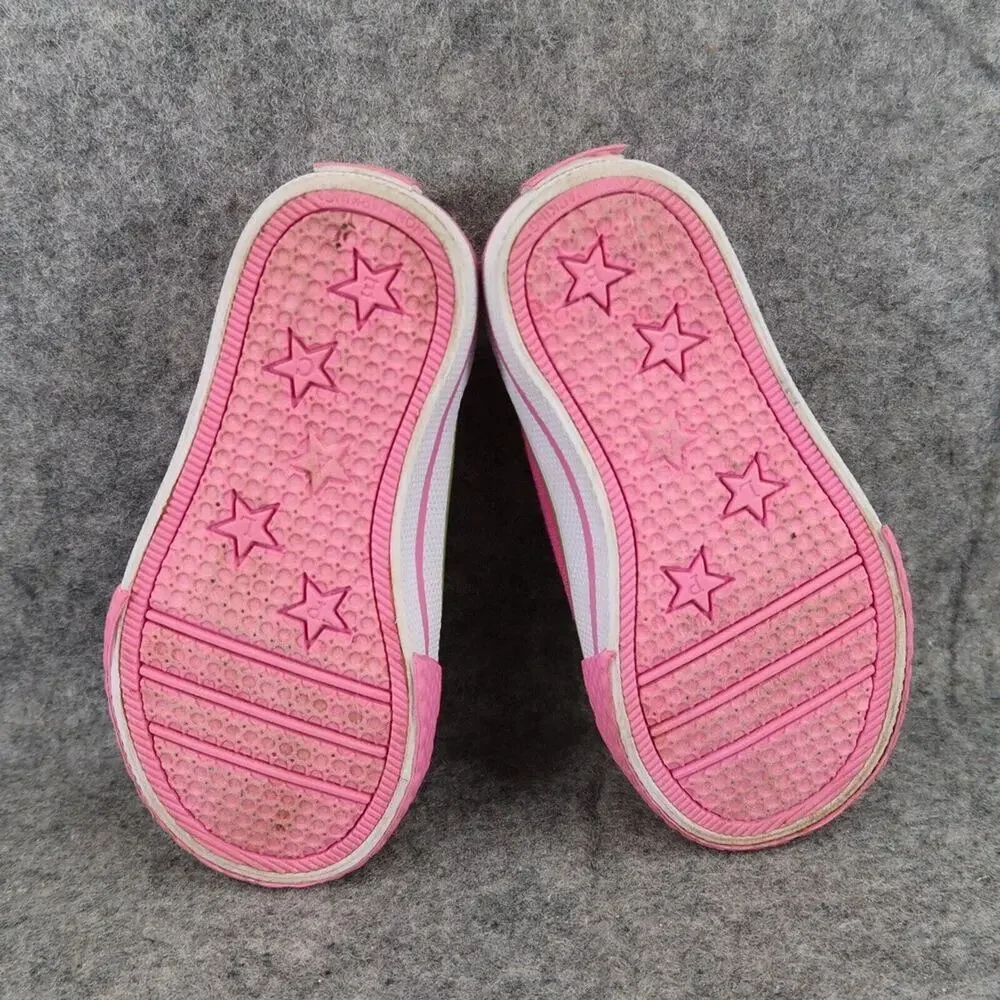 Childrens Place Shoes Baby Toddler 6 Sneakers Canvas Classic Pink Lace Up Casual